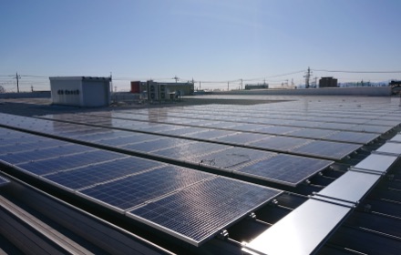 某スーパーマーケット太陽光発電設備設置工事